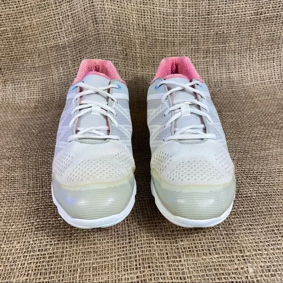 FootJoy Golf Shoes Sport  Spikeless Pink White  Size 9.5M - Picture 7 of 11